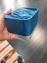 Pump-Dispenser-Box Container Sponge-Holder Soap Liquid Home-Cleaner Kitchen-Dish 