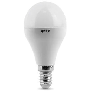 

Gauss led globe lamp E 14 6.5W 4100 K 105101207