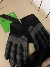 ROCKBROS-guantes de ciclismo a prueba de viento para otoño e invierno, guantes deportivos antigolpes transpirables con pantalla táctil SBR para bicicleta de montaña