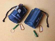 Saco de dormir compacto de supervivencia para emergencias, impermeable, reutilizable, térmico, Mylar