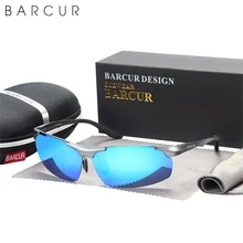 

BARCUR Aluminium Magnesium Frame Brand Designer Sunglasses Frame Men Photochromic Rectangle Ultralight Eye Sport Eyewear