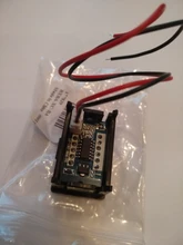 Mini voltímetro Digital de alta calidad para coche, batería de prueba de voltaje DC 2,4 V-30V, 2 cables, pantalla LED