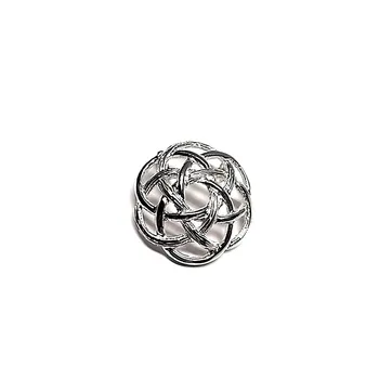 

Pendant 925 sterling silver m 25mm. Smooth knotted [AA7634]