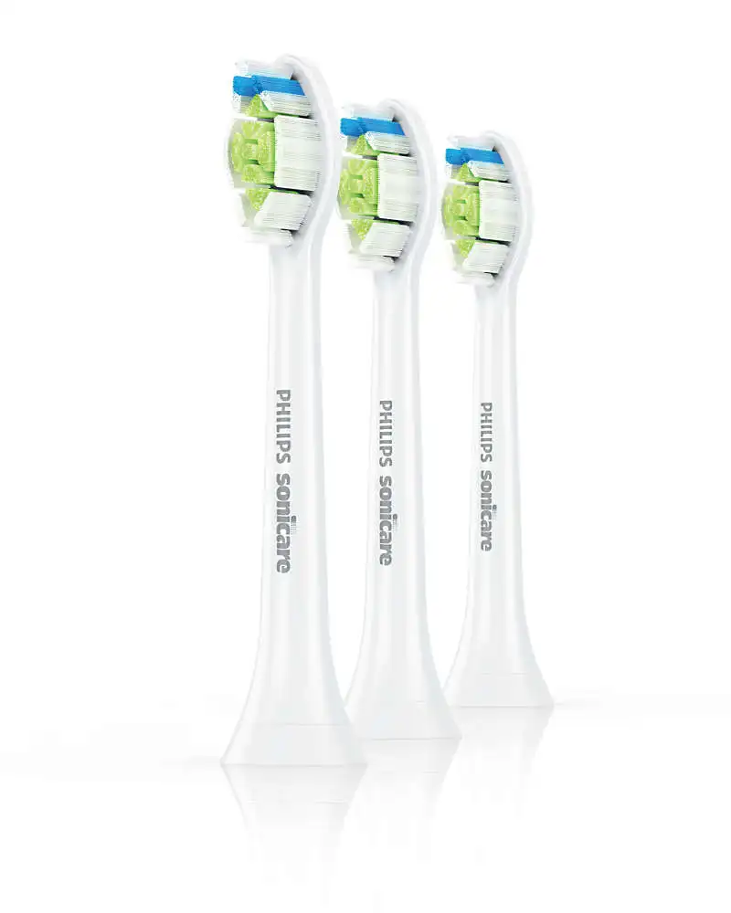 Сменные насадки для зубной щетки Philips Sonicare diamond clean HX6063/05 белые 3 шт.|Насадки зубных