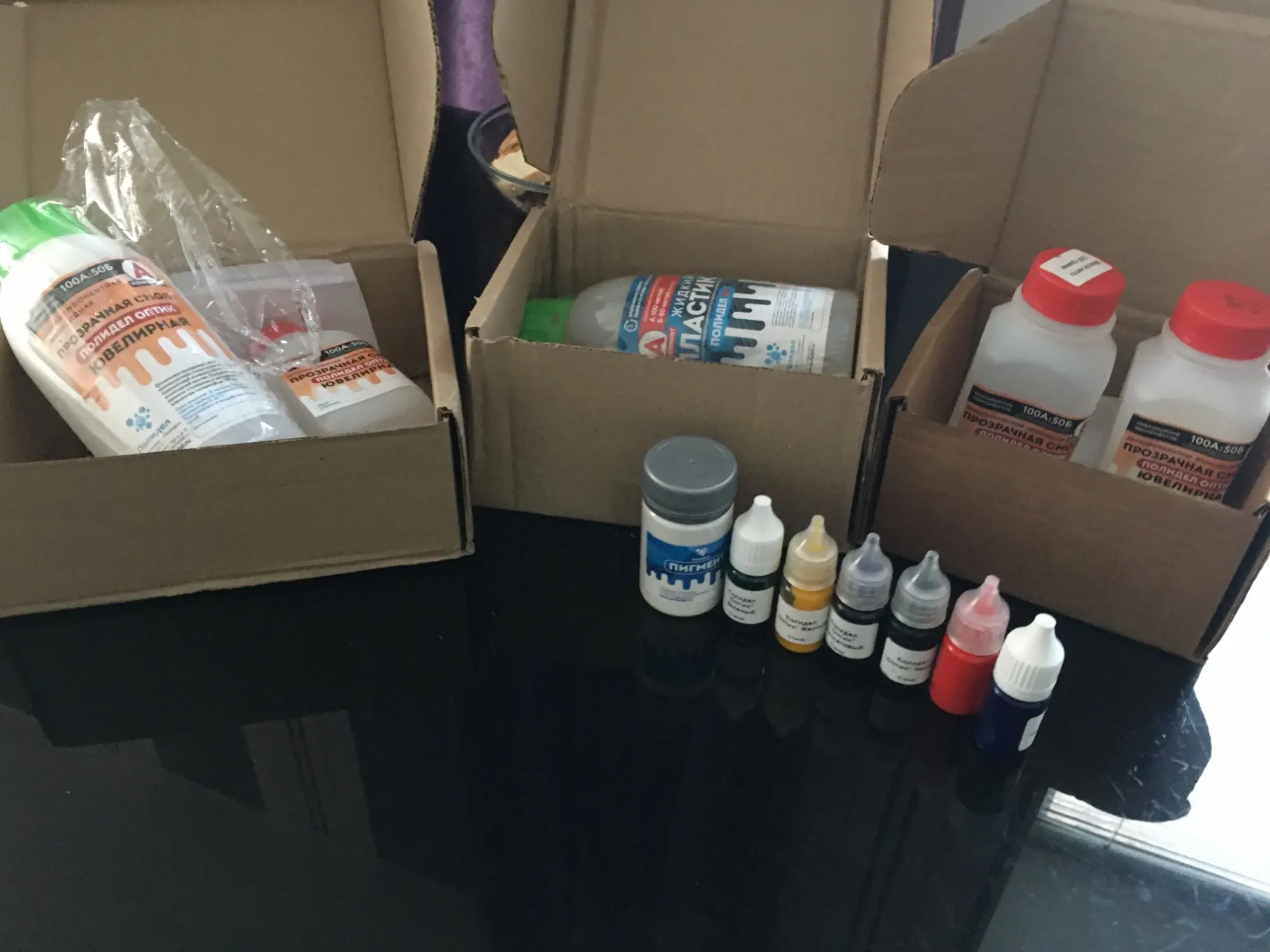 Отзыв о товаре Эпоксидная смола для творчества и рукоделия Полидел Оптик 350гр от пользователя Y***a