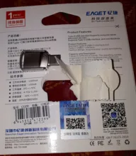 EAGET-unidad Flash USB CU20, 32GB, OTG, Metal, USB 3,0, 64 tipo GB, C, alta velocidad, Mini memoria USB