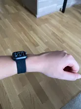 Correa de silicona trenzada elástica para Apple watch, correa de 44mm, 40mm, 38mm y 42mm para iWatch series 6, 5, 4, 3 se