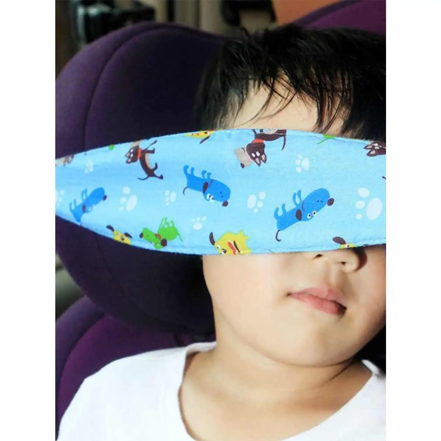 Надежный держатель KARTOFAN для головы ребенка в автокресле (детский дорожный фиксатор-повязка для безопасного сна в машине) Надежный держатель KARTOFAN для головы ребенка в автокресле (детский дорожный фиксатор-повязка для безопасного сна в машине)