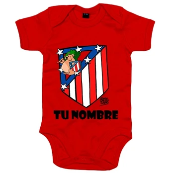 

Baby bodysuit Atletico Madrid Shield Atleti classic customizable with name