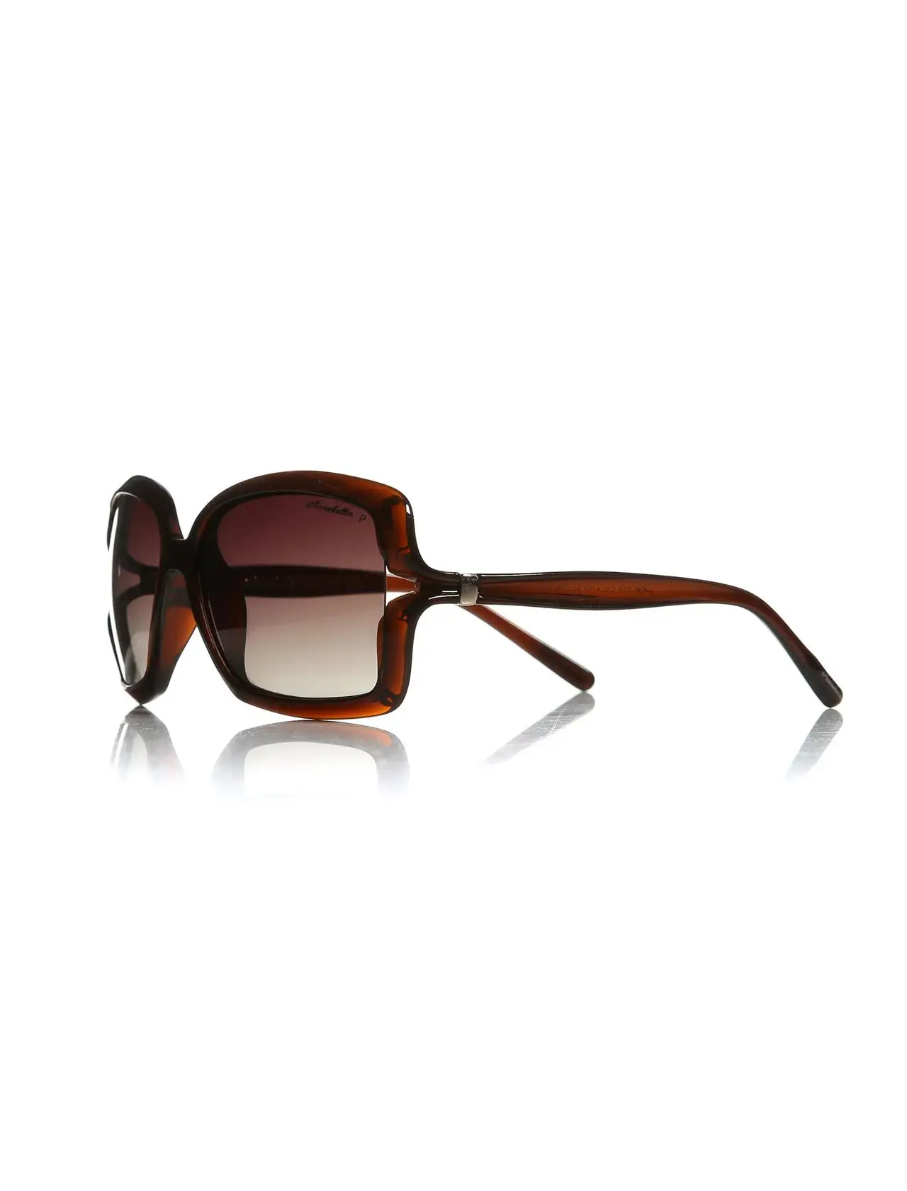 

Women's sunglasses anb 58 04 bone Brown organic rectangle rectangular 62-16-130 annabella