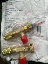 Adaptador para válvula de seguridad, herramienta para aire acondicionado y refrigeración, R410a R22, manguera de carga con rosca de 1/4 o 5/16 pulgadas, macho/hembra
