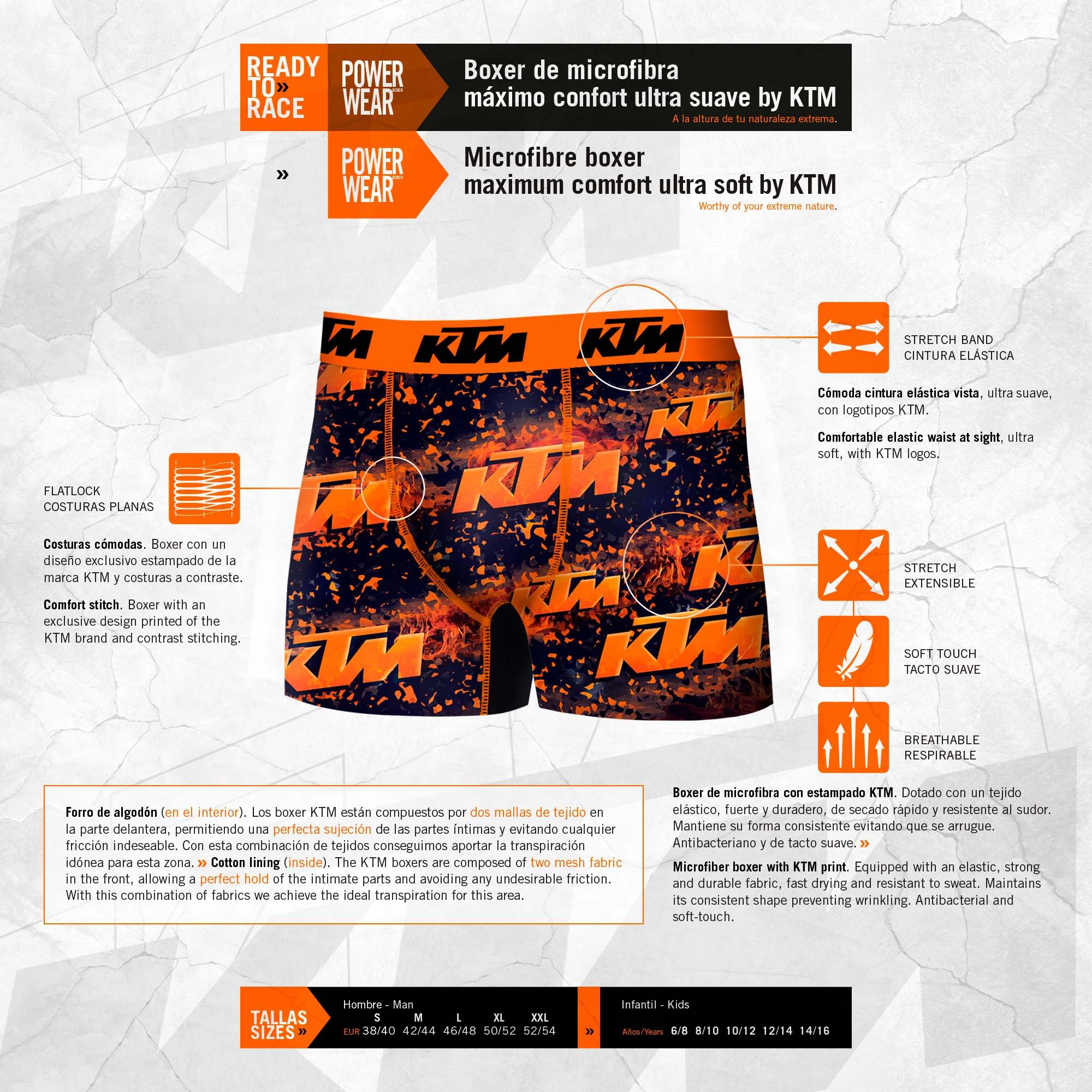 KTM упаковка 8 мужские боксеры 6 моделей