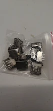 10 unids/lote USB 2,0 4Pin un tipo conector de enchufe hembra G54 2 pies de 90 grados para cargador de transmisión de datos