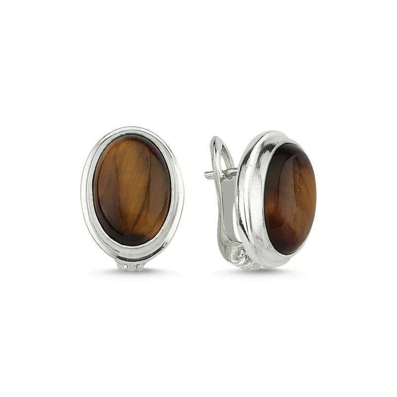 

Armagano Tiger Eye Stone Hand Handwork Earrings