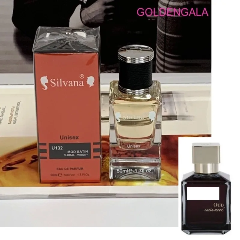 Парфюмерия Silvana Унисекс MOD SATIN WOODY- FLORAL U132 Модный стойкий аромат для женщин и мужчин