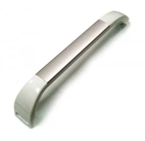 

Bosch refrigerator handle, Siemens White with aluminum insert, 490831 code