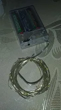 Light-String Garland Copper-Wire-Lights Battery-Power Festoon Fairy LED Christmas Wedding
