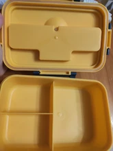 Caja de bento estilo japonés para los niños estudiante contenedor de alimentos Material de paja de trigo a prueba de fugas caja cuadrada para almuerzo con compartimento tuppers de comida nevera portatil almuerzo