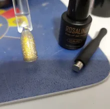 ROSALIND-imán para manicura de ojos de gato, para esmalte de uñas en Gel, efecto de tira de línea 3D, bolígrafo magnético fuerte, herramientas de barniz de Gel