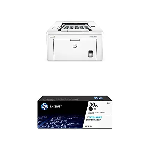 Монохромный лазерный принтер hp LaserJet Pro M203dn 256 MB белый