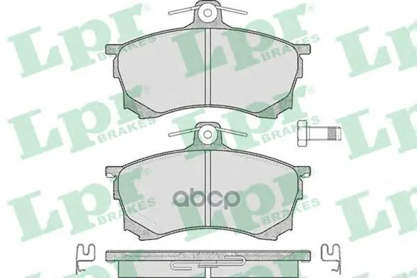 Колодки Тормозные Mitsubishi Carisma 1.6-1.9d 95-06 Передние Lpr 05p420 Lpr арт. 05P420