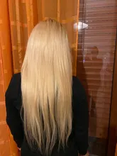 Monstar-mechones de pelo humano Remy liso peruano