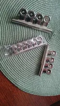 Clip para Carpeta de papel de oficina, clips de metal blancos de acero inoxidable, tamaños de 29mm, 36mm, 50mm, 61mm, suministros de papelería para oficina y escuela