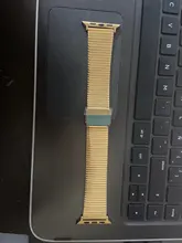 Correa de malla de acero inoxidable para Apple Watch 6 SE, correa de color de 44/42mm para iWatch Series 4 5 6 42mm 38mm