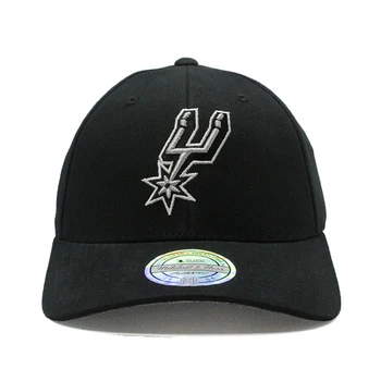

San Antonio Spurs NBA Intl 228 Mitchell and Ness Black Cap, baseball cap, cap, snapback, cap for men, caps for men, caps