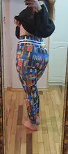 Women Leggings Running-Pants Fitness Digital Print Push-Up Workout High-Waist Stretch