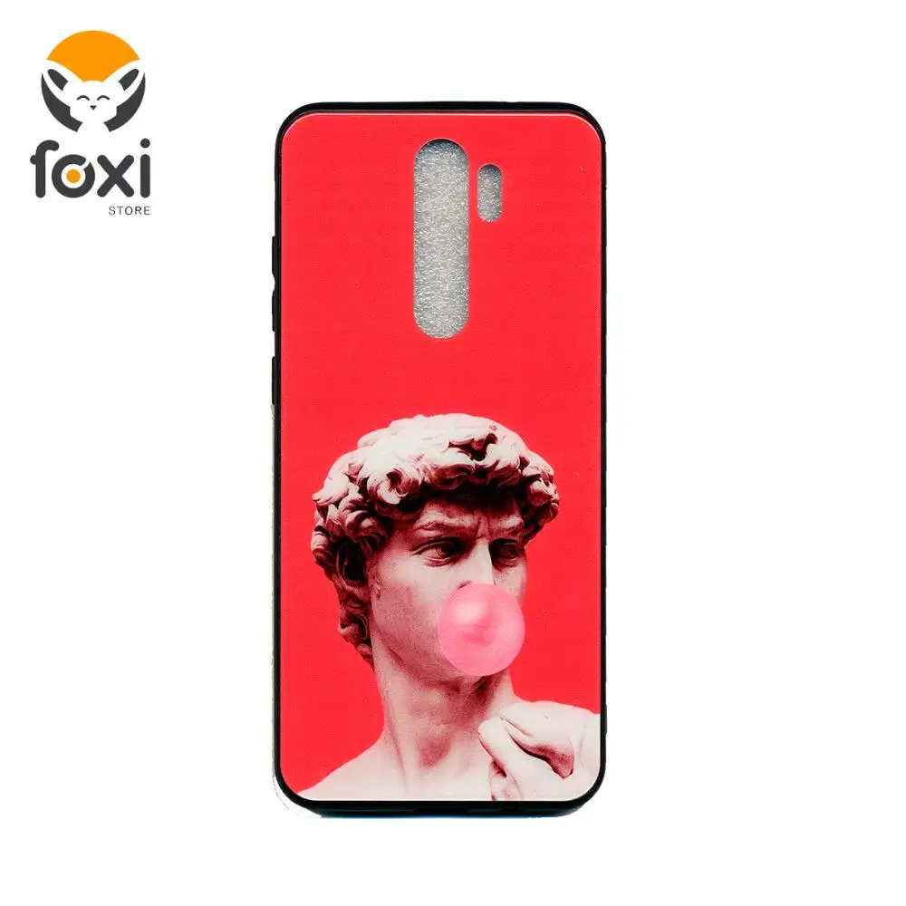 Tempered Glass Case for Xiaomi Redmi Note 8 Pro Bubblegum Man with | Мобильные телефоны и аксессуары