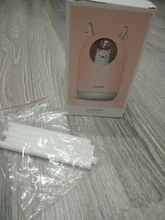 Humidificador ultrasónico con USB para el hogar, difusor de aceites aromáticos, lámpara LED de Color romántico, 300ml