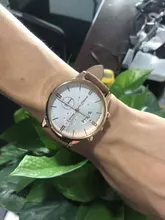 Relojes para hombre impermeable calendario falso tres-ojo cinturón de los hombres reloj de cuero reloj de cuarzo Casual de moda de los hombres de negocios reloj de pulsera
