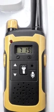 Walkie-talkies inteligente con pantalla LCD, juguete de simulación, sonido claro, impermeable, interacción entre padres e hijos, Chico, 2 uds.