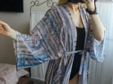 Bikini Cover-Ups Kimono Swim-Suit Beach-Wear Tunic Women Boho Carfigan Sexy Long Plus-Size