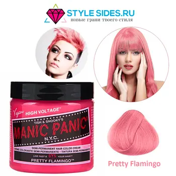 

Manic Panic hair dye, Manic Panic Pretty Flamingo pink 118 ml.
