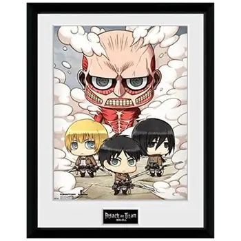 

Attack On Titan - Chibi Group (printing frame 30x40 Cm) Attack of Giganti15.62