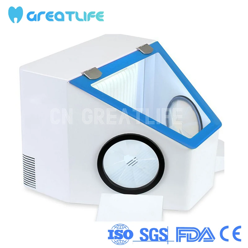 Dental Lab Clinic Dust Collector Vacuum Dust Extractor Box Lapping