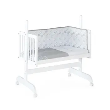 

LULU CASTAGNETTE Crib Co-Dodo with all Lulu Set 55x85 cm Gray