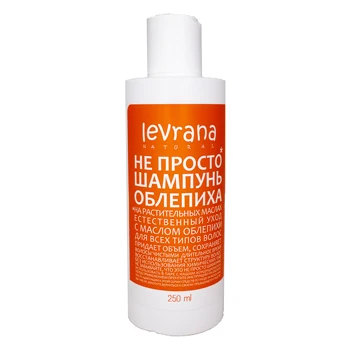 

Cosmetics, genuine cosmetics, Levrana, Леврана, Shampoo for hair, HSH10, not just shampoo "Seabuckthorn", 250 ml