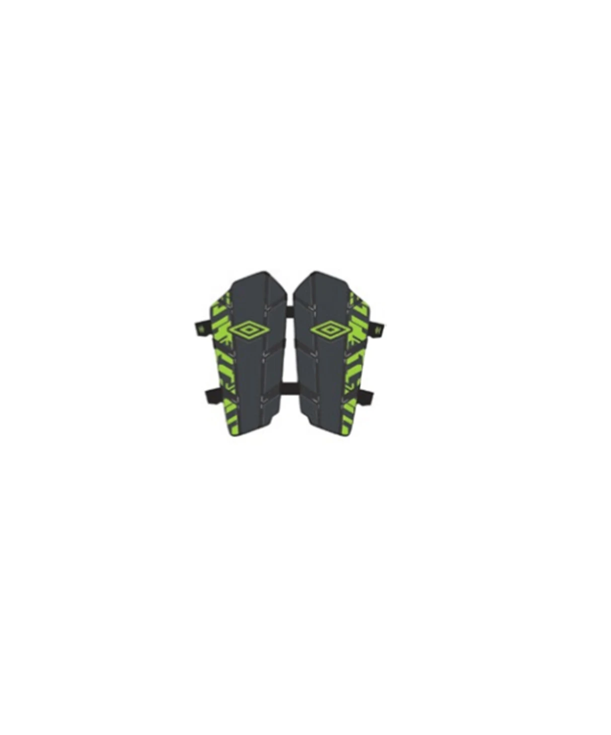 Щитки футбольные Umbro Veloce Slip New Shell Jnr темно-серый/зеленый (s) | Спорт и развлечения