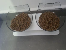 Cuenco de alimentación antideslizante para mascotas, plato con soporte para agua y productos de comida de los animales, ideal para uso de perros y gatos del hogar