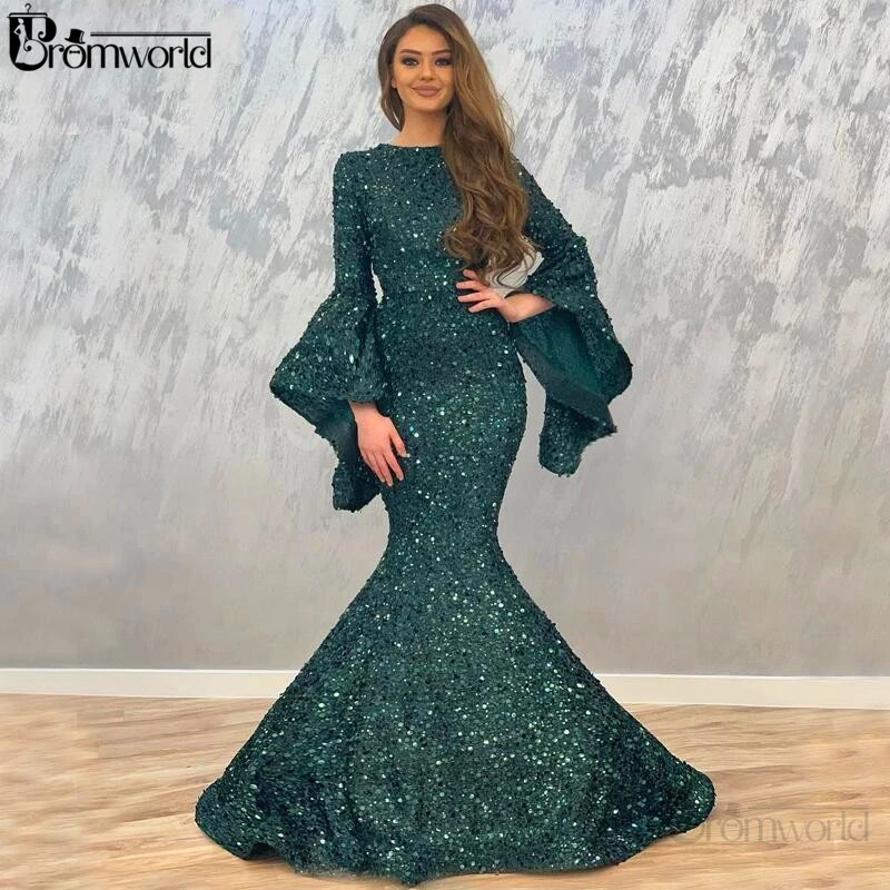 sparkling green dress