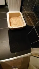 Cat Litter Waterproof Pet-Cat EVA with Bottom-Layer Non-Slip Black Bed-Mat