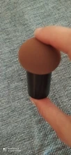 Esponja de maquillaje sin látex, polvo de cabeza de seta, base líquida, soplo seco y húmedo, herramienta cosmética multifunción, caja de almacenamiento de Tamp