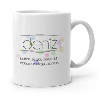 

Personalized Name Meaning White Mug Cup-2