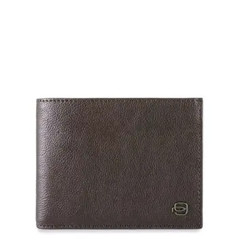 

Black Square Wallet Saddle Brown
