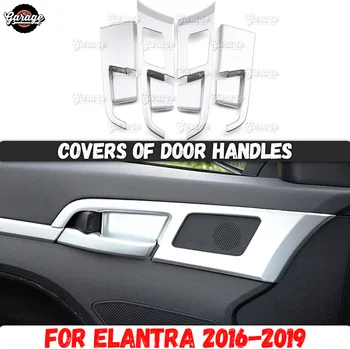 

Covers of door handles case for Hyundai Elantra 2016-2019 ABS plastic molding 1 set / 4 pcs decoration car styling
