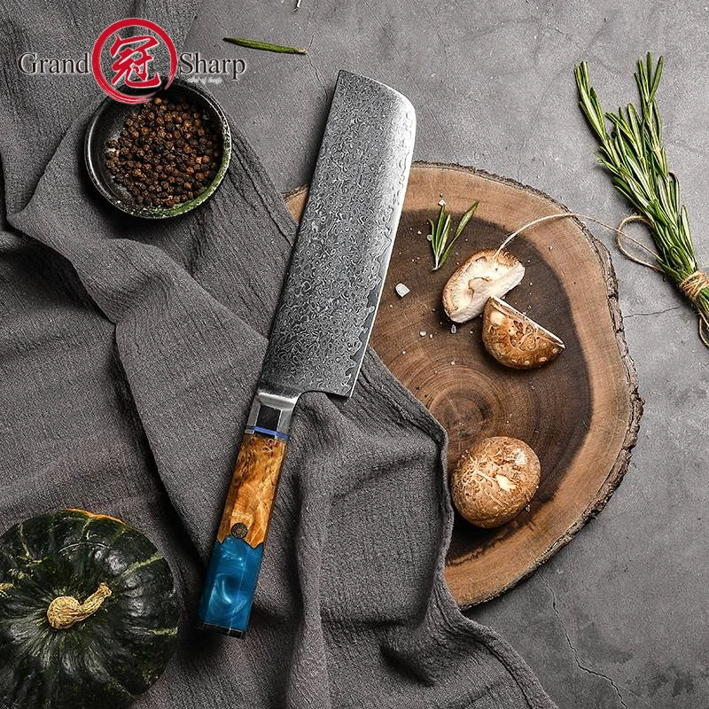 SHAN ZU 8.3 inch Chef's Knife VG10 67-layer Japanese Damascus Steel  Kitchen Knife Stainless Steel Tool Gyuto Knives Gift Box - AliExpress