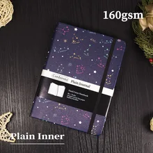 

B6 160gsm Plain Journal Zodiac Hard Cover Elastic Band Creative Ruled Notebook